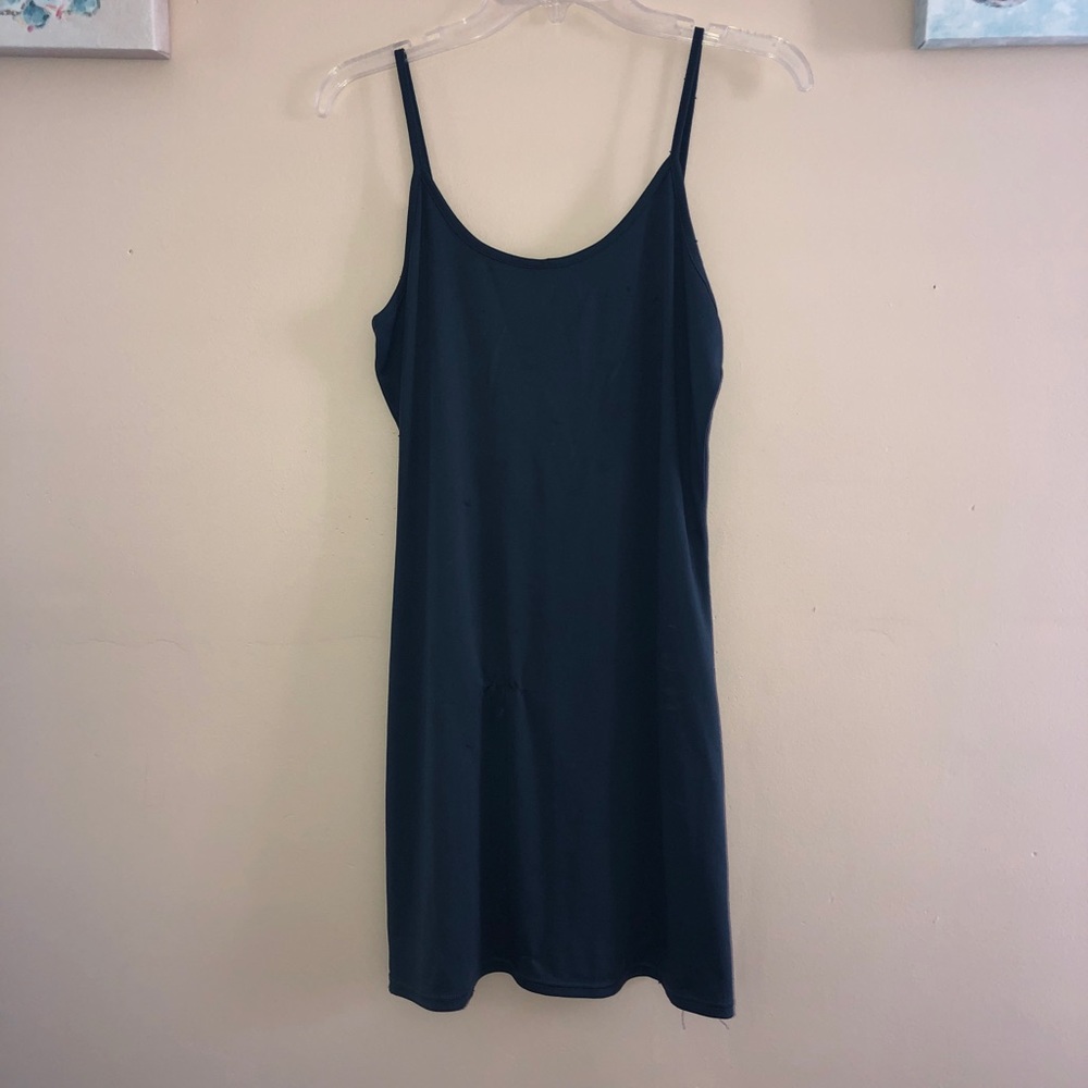 Dark blue slip dress size 8